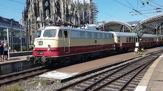 E10 1309 mit AKERheingold und Makro in Köln Hauptbahnhof HD720p [upl. by Eniamzaj]