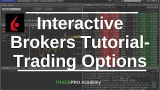 Interactive Brokers Tutorial Options trading with IB [upl. by Sanderson559]