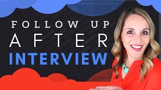 How To Follow Up After A Job Interview  Interview Follow Up Email Template [upl. by Brodie]