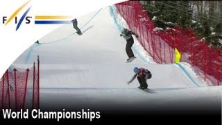 Snowboard Cross World Championships Highlights [upl. by Ahsieki]