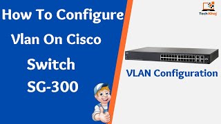 How To Configure VLan On Cisco Switch SG300 28Port [upl. by Perdita]