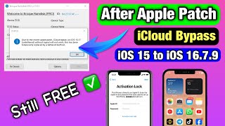 After Apple Patched Fix iCloud Bypass iOS 15 to iOS 1679 BY FREE Tool [upl. by Jonah305]