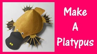 Arts and Crafts How to make a Platypus [upl. by Rosen417]