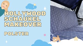 Hollywoodschaukel Makeover  Neuen Bezug für Sitzauflage nähen  Sew with me [upl. by Yablon]