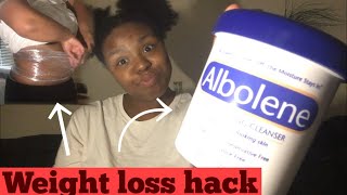 albolene weight loss  before and after  real results [upl. by Ariam]