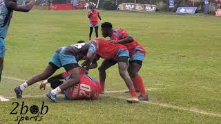 KOBS vs MONGERS placement game Kyadondo 7s rugby uganda sports video highlights games love [upl. by Chader]