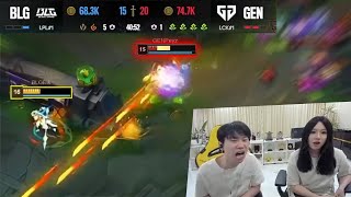 Doinb Reaction GEN vs BLG  Full 4 Game Highlight  MSI 2024 [upl. by Bryn255]