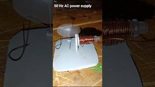 Simplicity blew Mind  Simplest Alternative current Motor ever experiment shorts [upl. by Kirschner456]