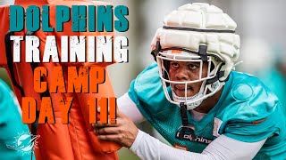 Miami Dolphins 2024 Training Camp Day 11  Day 1 Of Falcons Camp [upl. by Kippie]