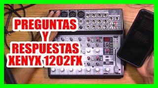 Mixer XENYX 1202 FX  Preguntas y Respuestas [upl. by Morlee]