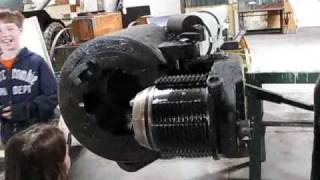 Modern Cannon Breech Demo Watervliet Arsenal Museum [upl. by Ahsyen]