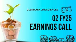 Glenmark Life Sciences Earnings Call  Q2 FY25 [upl. by Cassiani]