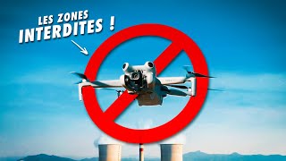 Les 7 zones INTERDITES aux DRONES en 4 minutes [upl. by Loyce432]