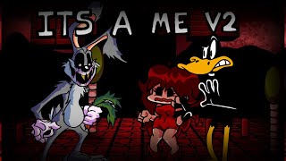 FNF Its A Me V2 but Bugs Bunny Exe and Daffy the Duck sings it Cover Mario Madness V2 [upl. by Neiviv]