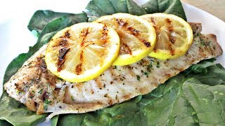 Grilled Rock Fish  Preparing an Herb and Butter Marinade  PoorMansGourmet [upl. by Kcirrem]