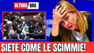 RISSA IN PARLAMENTO ITALIANO LA REAZIONE DI GIORGIA MELONI CONDANNA… [upl. by Drida877]