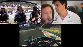 RedBull vs Mercedes Full Live Reactions Final Lap Abu Dhabi GP 2021 F1 [upl. by Hake]