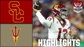 USC Trojans vs Arizona State Sun Devils  Full Game Highlights [upl. by Esyli]