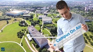 quotCampus On Airquot  Uni Flensburg und FH Flensburg von oben old version [upl. by Ailemak]