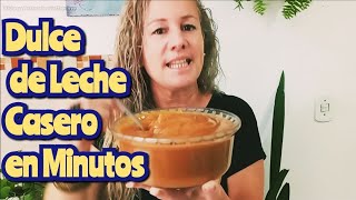 DULCE DE LECHE SOLO 3 INGREDIENTES PRONTO EN 15 MINUTOS [upl. by Ednarb]