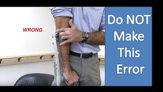 How to Use Forearm Crutches  Lofstrand Crutches Sizing Training and Stairs [upl. by Saravat]