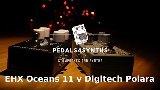 Pedals4Synths  Reverb Battle  EHX Oceans 11 v Digitech Polara wStudio ElectronicsRoland SE02 [upl. by Idolah147]