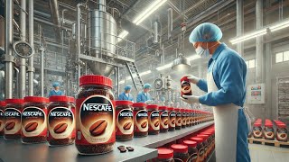 LE SECRET DERRIÈRE LE CAFÉ NESCAFÉ – COMMENT ESTIL FABRIQUÉ [upl. by Oulman]