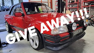 XR3i RS2000i give away starts here [upl. by Ainimreh14]