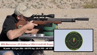 BSA Buccaneer 22 w Silentium Suppressor  Airgun Review by AirgunWeb [upl. by Ilehs]