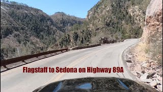 Oak Creek Canyon Highway 89A Scenic Drive from Flagstaff to Sedona AZ 4K [upl. by Hannus]