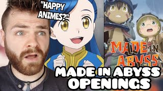 FINALLY Reacting to MADE IN ABYSS x Ascendance of a Bookworm Openings  New Anime Fan [upl. by Mame640]