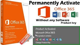 Permanently Activate Microsoft Office 365 For Free Without Any Software [upl. by Arza]