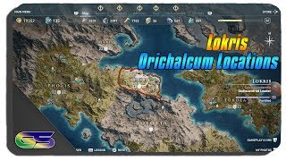 Assassins Creed Odyssey All Lokris Orichalcum Locations [upl. by Parke]