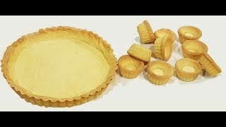 وصفة مضبوطة لعمل عجينة التارت ناجحة 100  The best Tart shell recipe ever The Bite of Delight [upl. by Atteuqnas721]