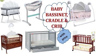 Best Baby beds Bassinets Cradle  Cribs amp Cots online with price and links Baby essentials [upl. by Adnohrahs]