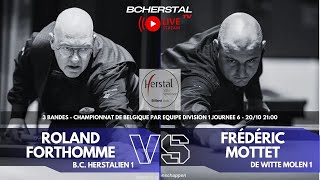 INTM  FORTHOMME Roland Vs MOTTET Fréderic [upl. by Yahsal]