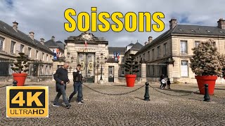 Soissons 4K ville de soissons  Driving French region [upl. by Berkin]