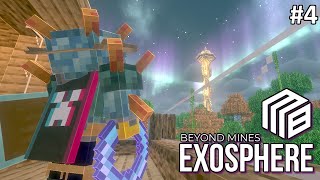 Entering the END DIMENSION in BM Exosphere  Ep 4  survival minecraft modded [upl. by Tertia]