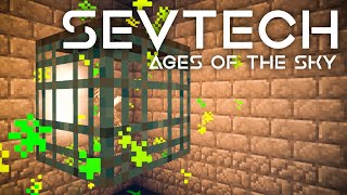 SevTech Ages of the Sky Ep 42 Custom Mob Spawner [upl. by Medea222]