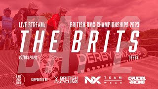 LIVE  British BMX Championships 2023 Day 2  Derby [upl. by Uzial]