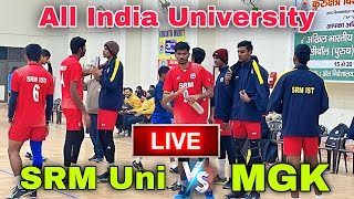 War 🔥 SRM University Vs MGK Varanasi 👉🏻 Live On  All India University Championship [upl. by Isborne]