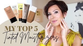 The BEST Tinted Moisturizers for Dry Mature Skin  Drugstore Gets Great Reviews  Dominique Sachse [upl. by Mannes631]