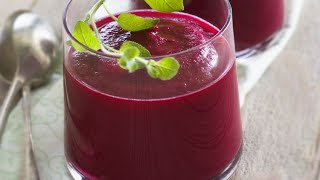 Recette  Gaspacho de betterave rouge [upl. by Dieter252]