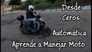 Aprende a Manejar una Moto Automática Desde Cero [upl. by Etnom]