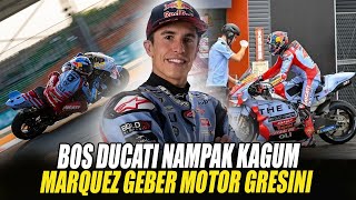 LUAR BIASA😲PERDANA GEBER DESMOSEDICI GP GRESINI DI VALENCIA MARC MARQUEZ PECAHKAN REKOR BARU DUNIA😱 [upl. by Karlik121]