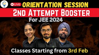 Live Orientation of JEE Main 2024 2nd Attempt Booster  Vora Classes [upl. by Nolyaw]