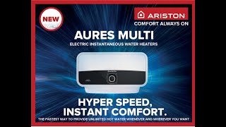 Ariston Aures Multi Instant Water Heater [upl. by Piderit]