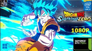 DRAGON BALL Sparking ZERO GTX 750 TI [upl. by Cristie]