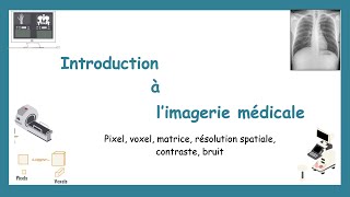 Introduction à Limagerie Médicale Pixel Voxel Résolution Spatiale Bruit Contraste et Coupes [upl. by Shanie]