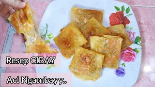 Resep Cibay Aci Ngambay Jajanan Khas Bandung Krispi Dan Lumer [upl. by Barra]